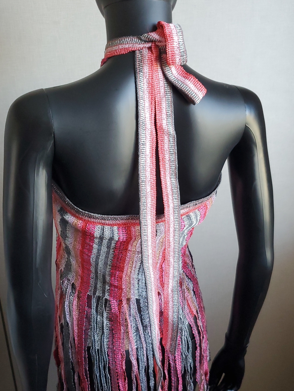 Missoni NWOT Multi Use Fringed Knit Shawl Coverup - Picture 5 of 10